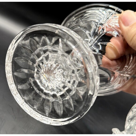 Crystal Clear Industries Two Piece Candle Lamp "Portico" Blown Glass Fairy Lamp - Picture 7 of 7